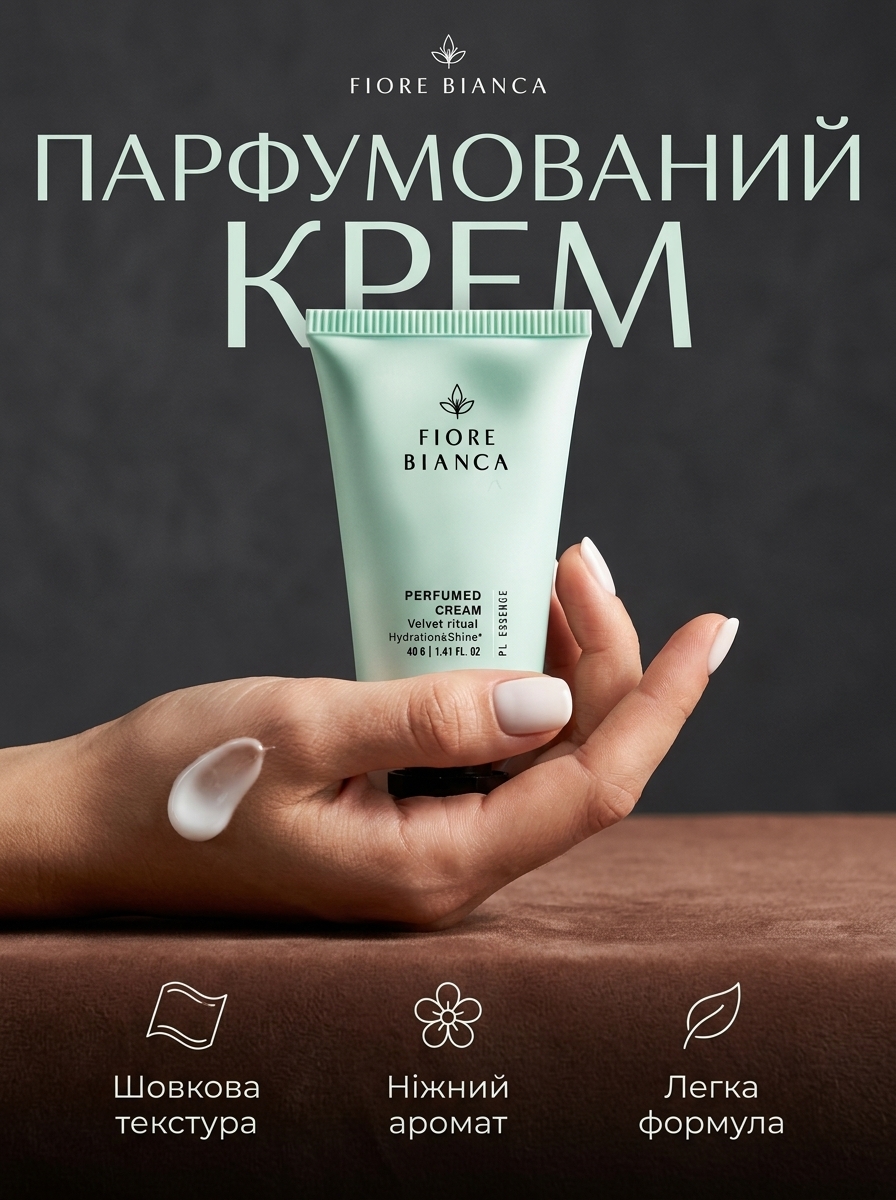 Картка парфумований крем FIORE BIANCA